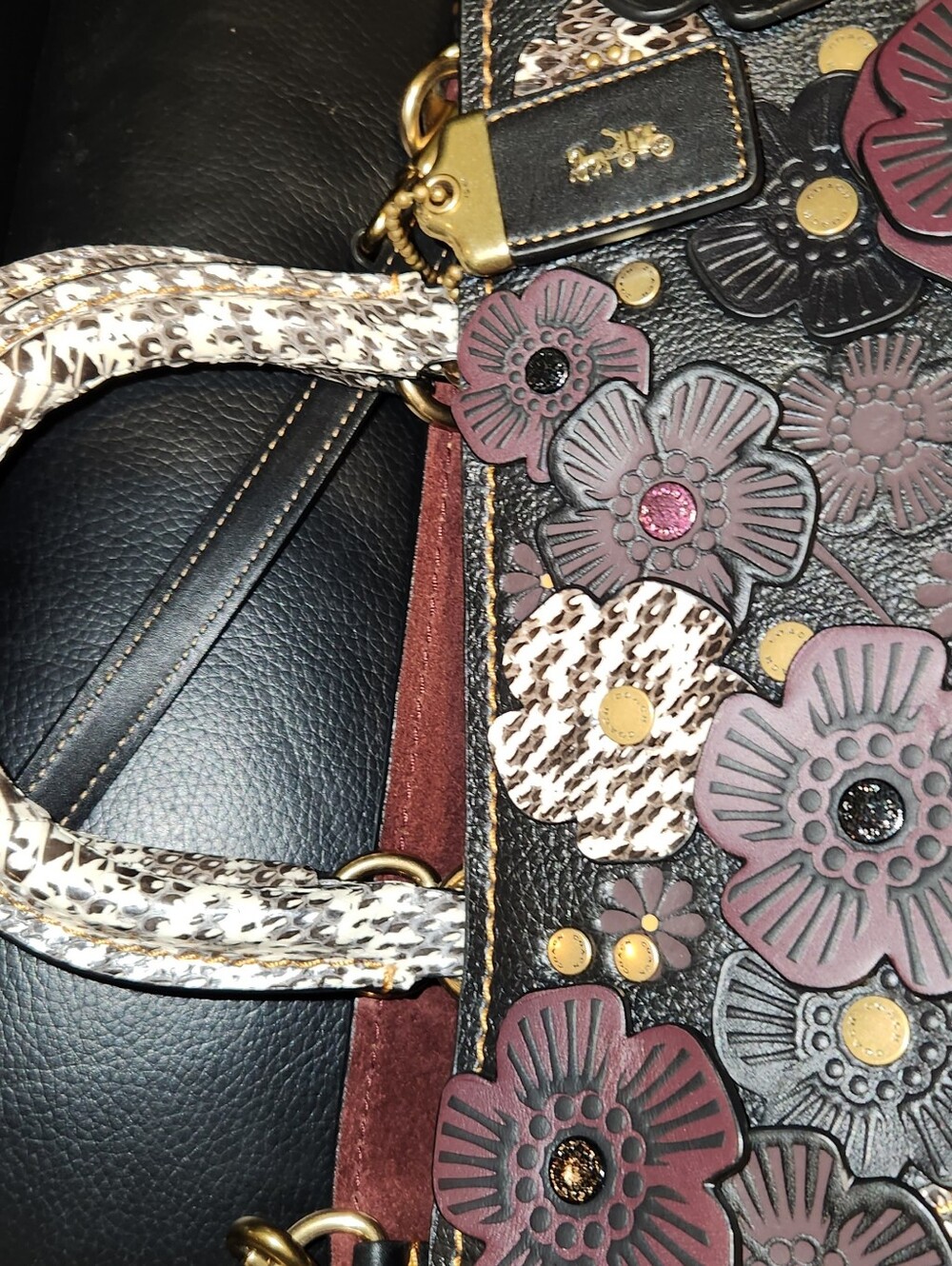 Coach Exotic Leather Rogue Bag - Picture 8 of 16